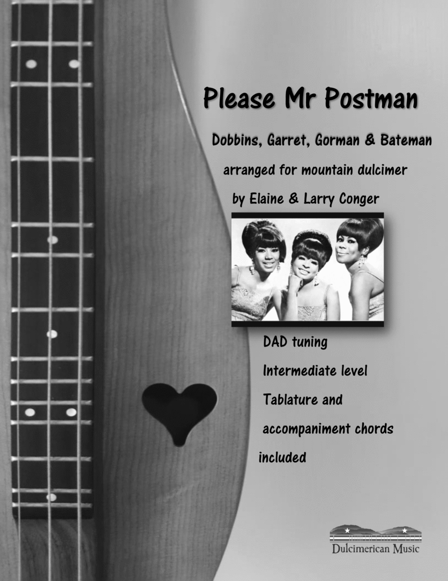 Please Mr. Postman Dulcimer scores gallery preview page 1