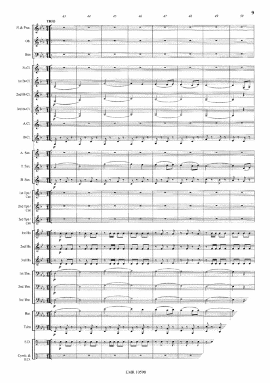 Mountain Echo Concert Band scores gallery preview page 10
