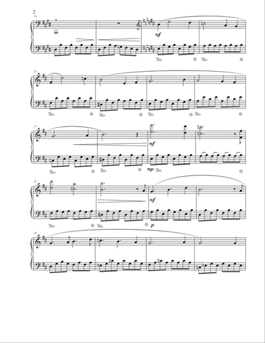 Sonata Tormentosa Piano Solo scores gallery preview page 2