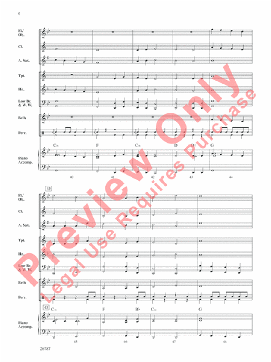 Pirates' Cave Concert Band scores gallery preview page 7