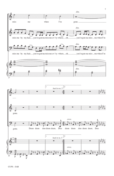 Cups (from Pitch Perfect) (arr. Roger Emerson)