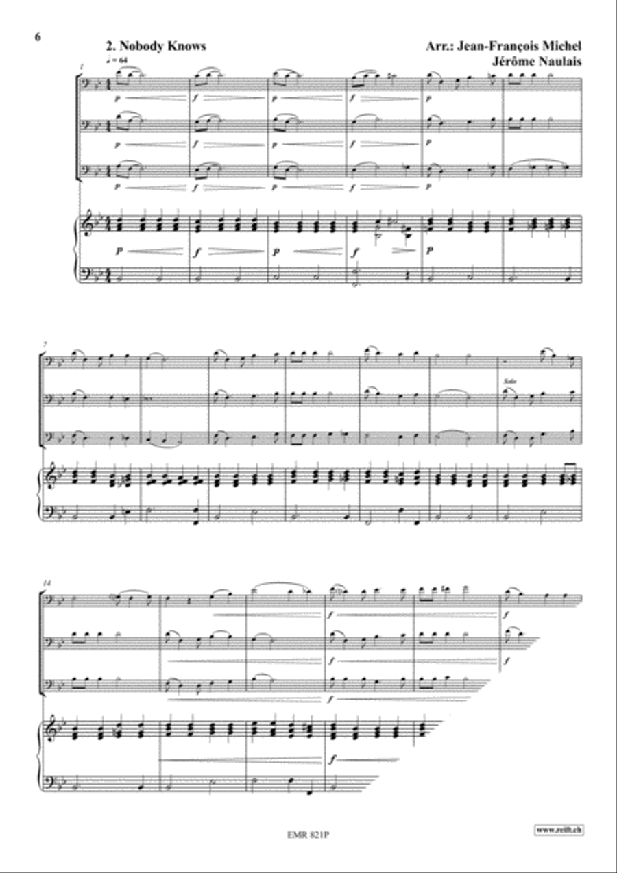Golden Hits Trombone Trio scores gallery preview page 4