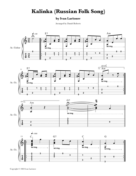 Kalinka (Russian Folk Song) image number null