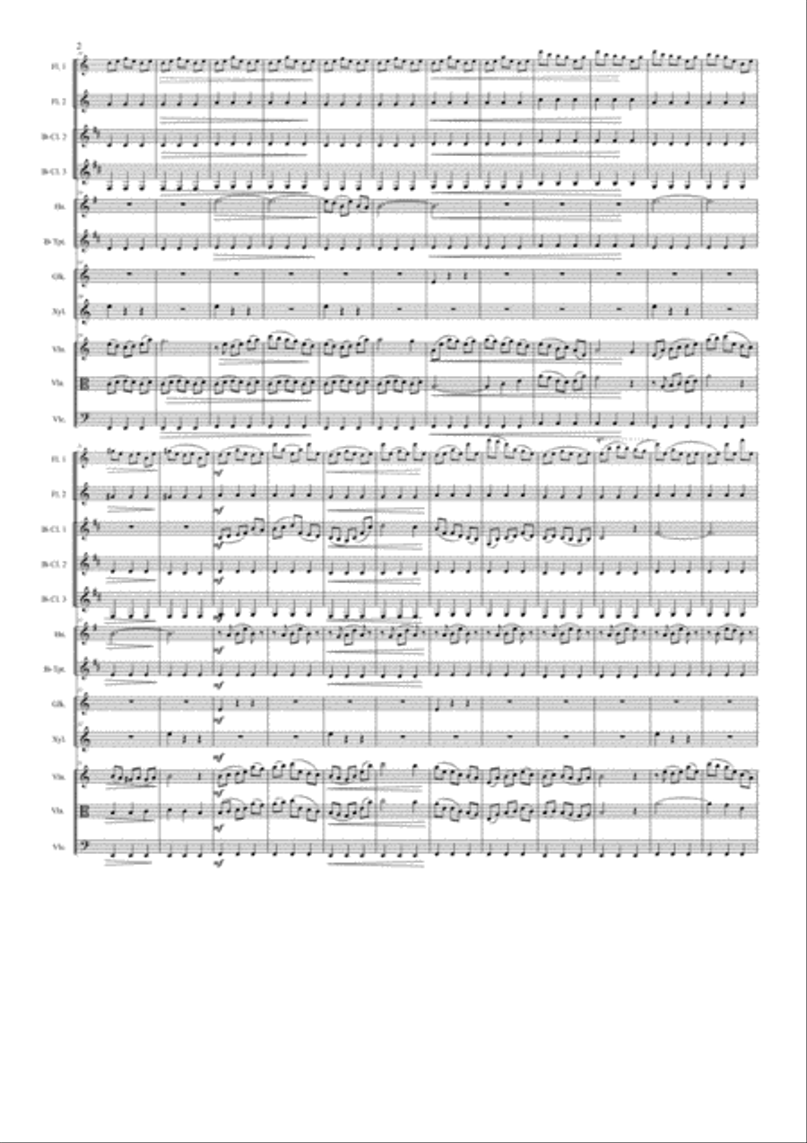 Idleness and Activity, op. 5 Chamber Orchestra scores gallery preview page 4