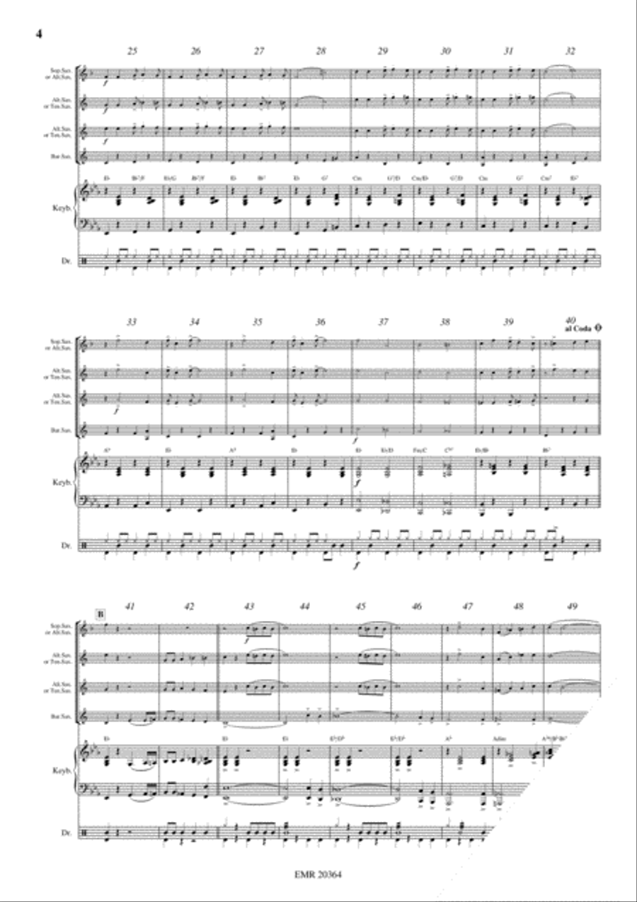 Good Friends Saxophone Quartet scores gallery preview page 4