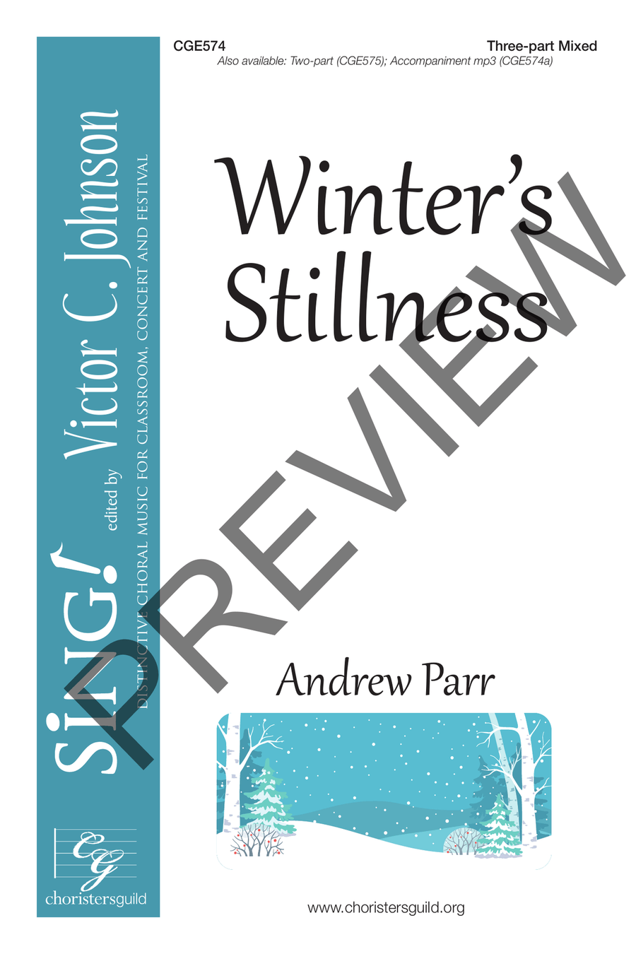 Winter's Stillness (Three-part Mixed) 3-Part scores gallery preview page 2