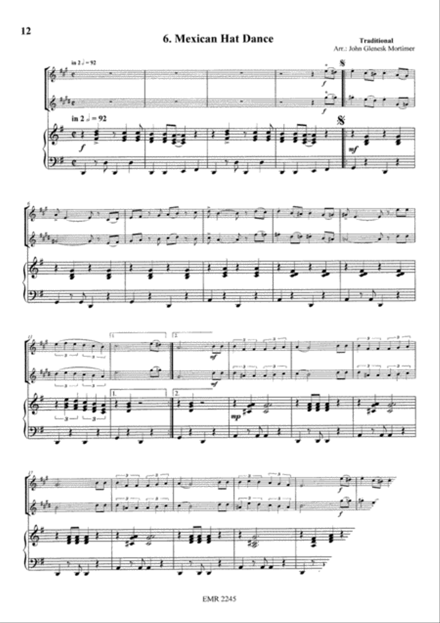 Duos Vol. 3 Woodwind Ensemble scores gallery preview page 8