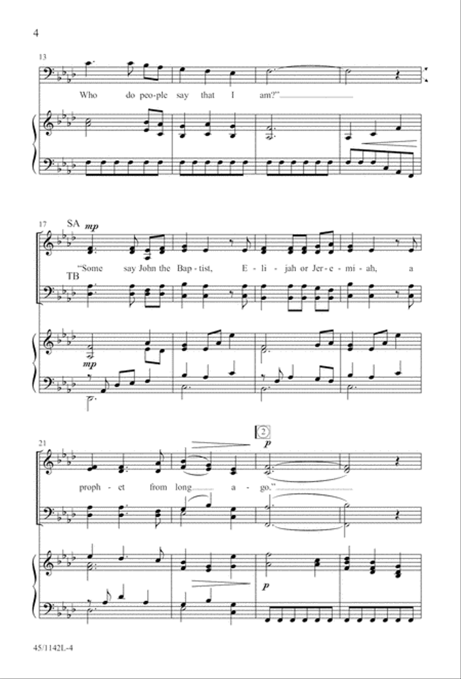 The Church's One Foundation 4-Part scores gallery preview page 6