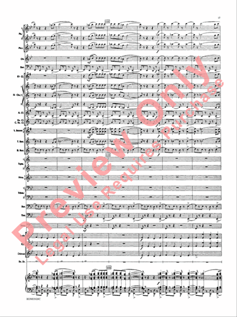 Festivo - Cs Concert Band scores gallery preview page 20
