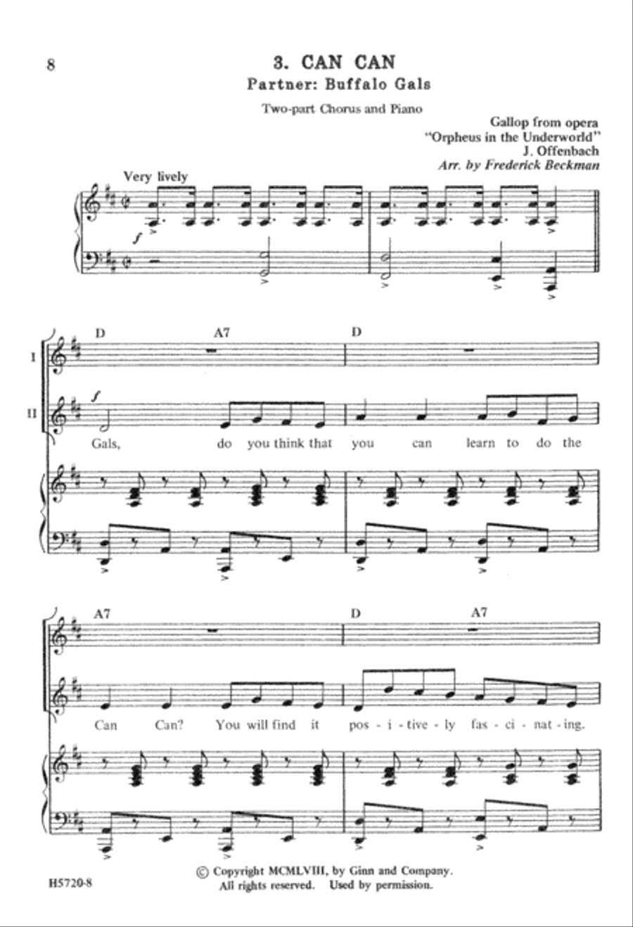 Folk Partner Songs SSA scores gallery preview page 9