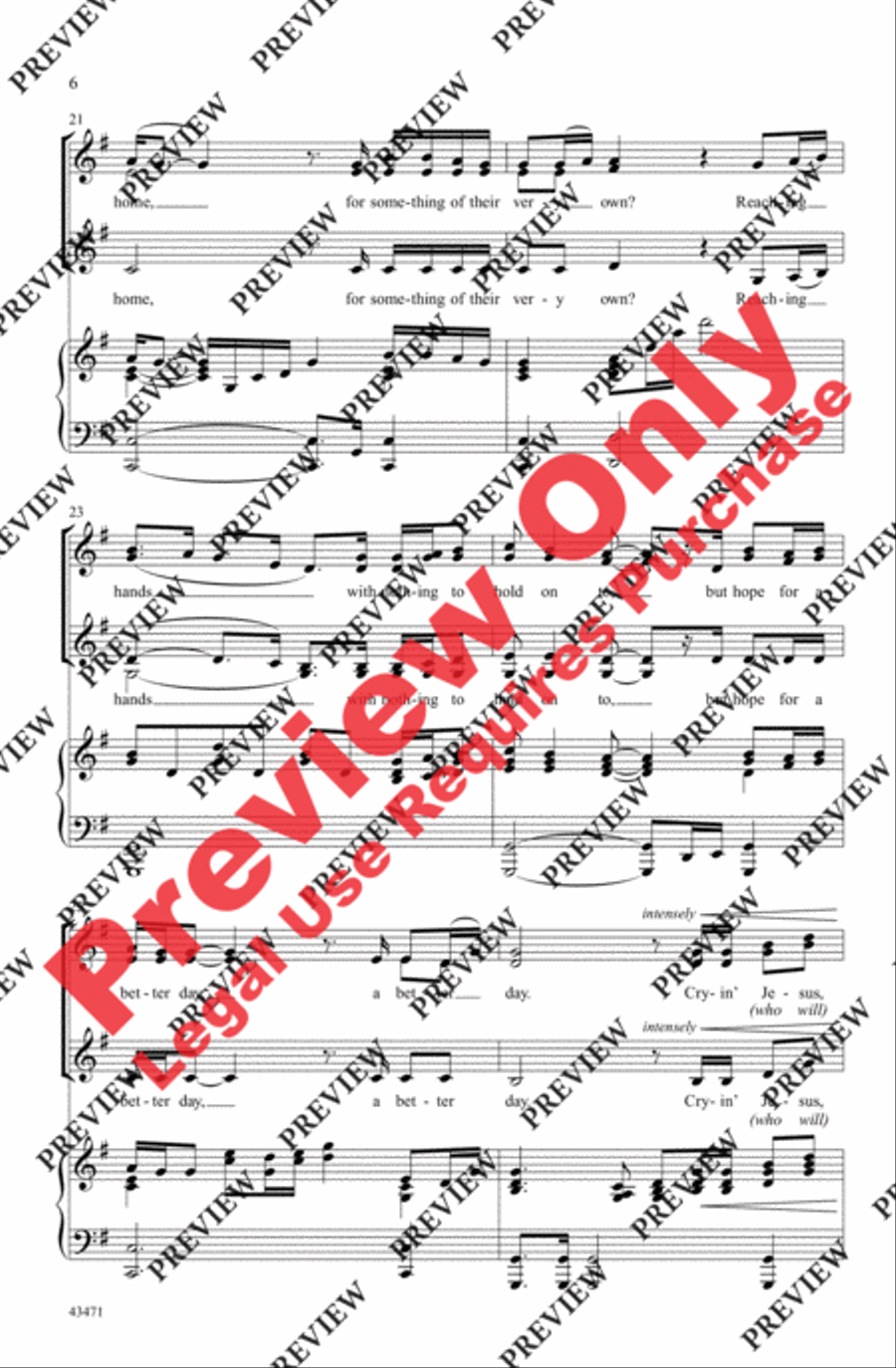 Prayer of the Children Prayer of the Children Women's Choir scores gallery preview page 5