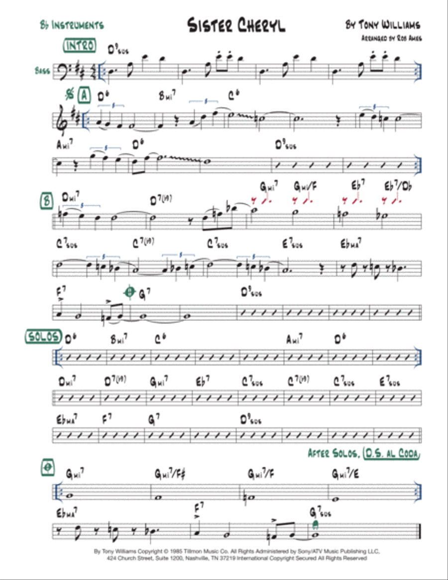 Sister Cheryl Voice scores gallery preview page 2