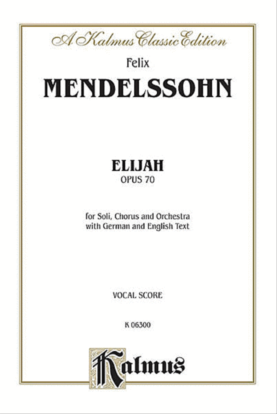 Elijah 4-Part scores gallery preview page 1