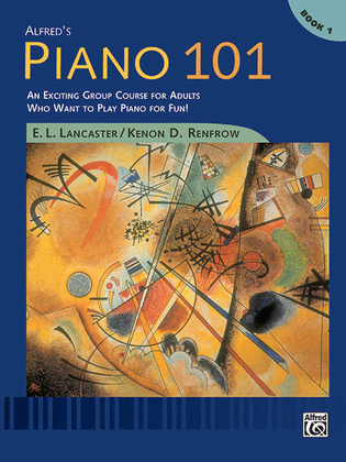 Book cover for Alfred's Piano 101, Book 1