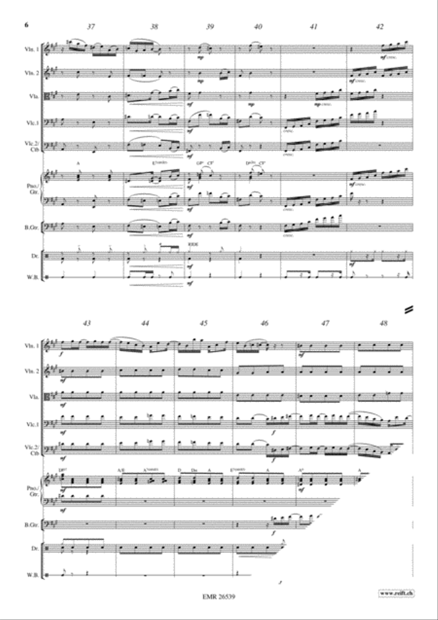 Gladiolus Rag String Quintet scores gallery preview page 6