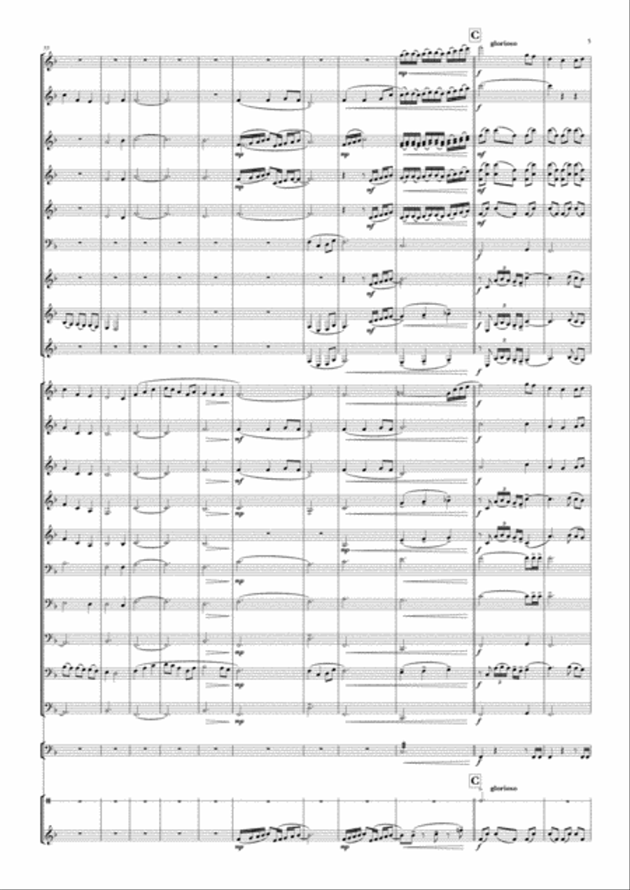 At The End of the Day (Lord of All Hopefulness - Slane) Concert Band scores gallery preview page 5