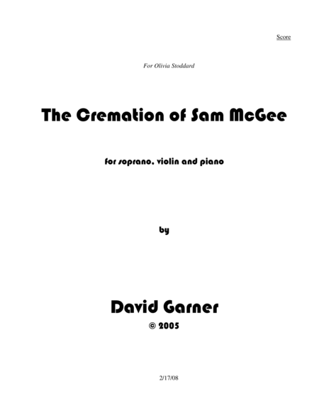 The Cremation of Sam McGee image number null