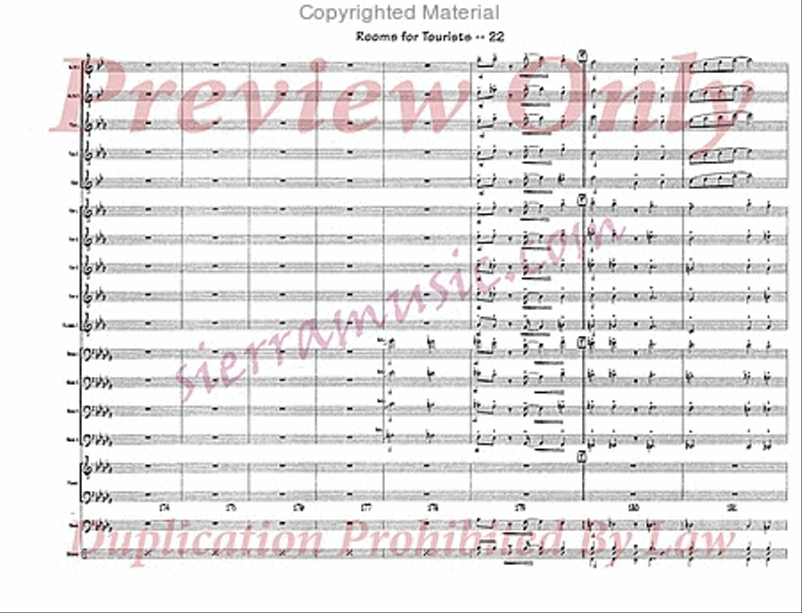Rooms For Tourists Rooms For Tourists Jazz Ensemble scores gallery preview page 23