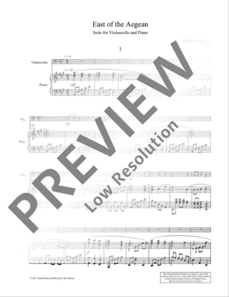 East of the Aegean Piano Accompaniment scores gallery preview page 6