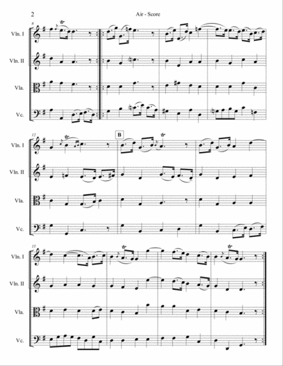 Air from Water Music for String Quartet String Quartet scores gallery preview page 2