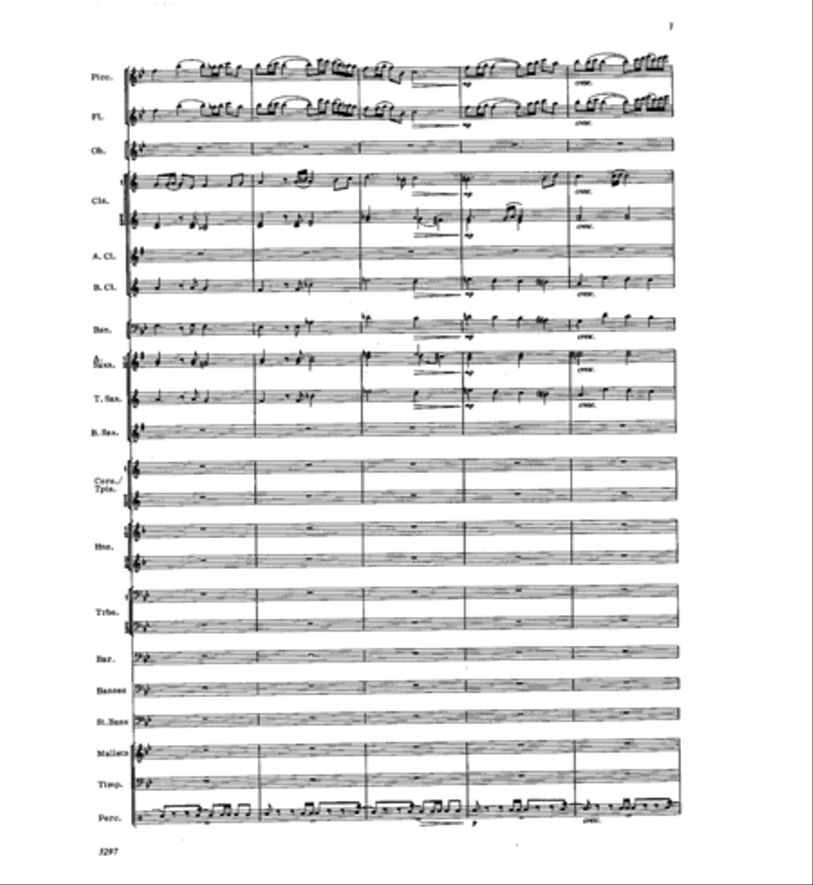 Fanfare and Fantasy Fanfare and Fantasy Concert Band scores gallery preview page 6