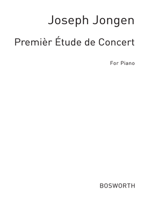 Premiere Etude De Concert (Piano)