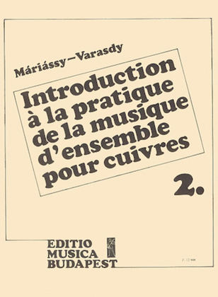 Introduction La Pratique De La Musique D'ensemble Pour Cuivres
