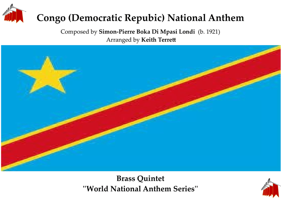 Congo (Democratic Repubic) National Anthem (Debout Kongolaise-Arise Congolese) for Brass Quintet Brass Quintet scores gallery preview page 1
