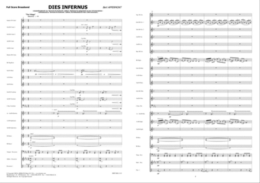 Dies Infernus Dies Infernus Brass Band scores gallery preview page 4