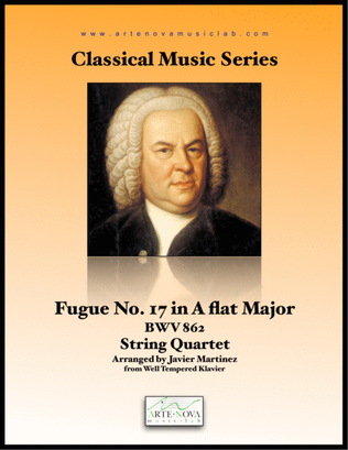 Fugue 17 in A flat Major BWV 862 - String Quartet