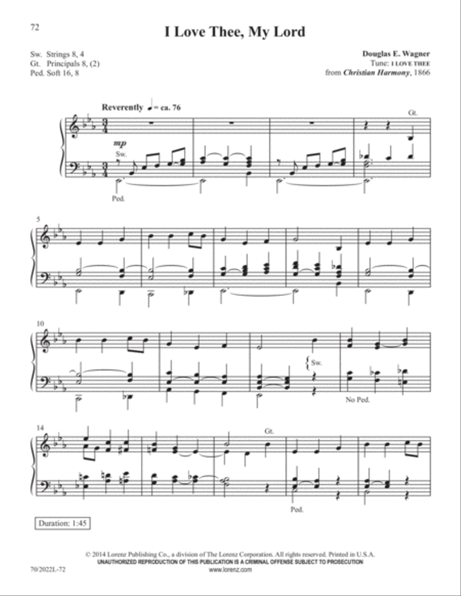 Easy Organ Library, Vol. 61 Organ Solo scores gallery preview page 26