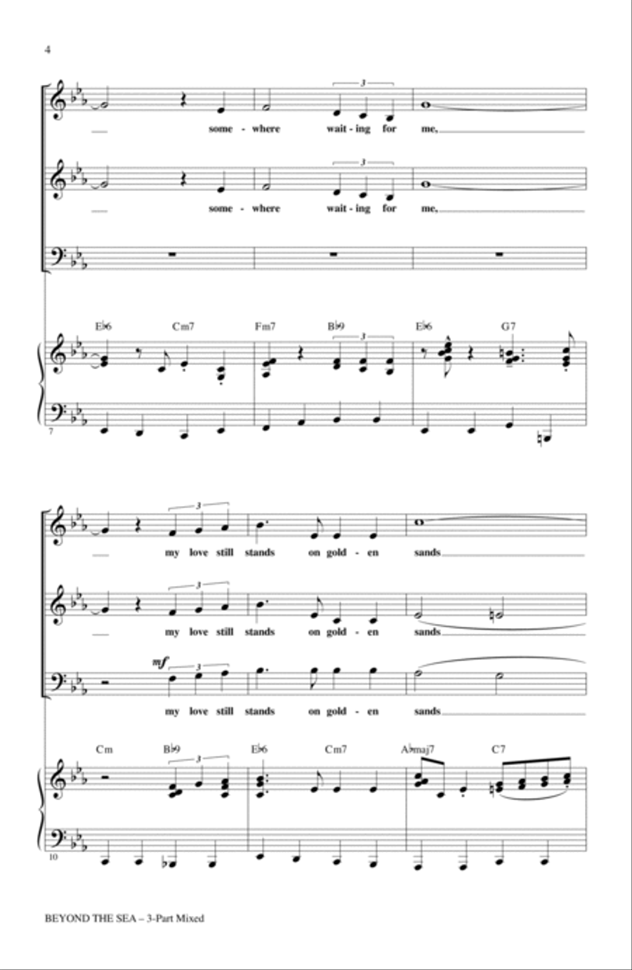 Beyond The Sea 3-Part scores gallery preview page 2