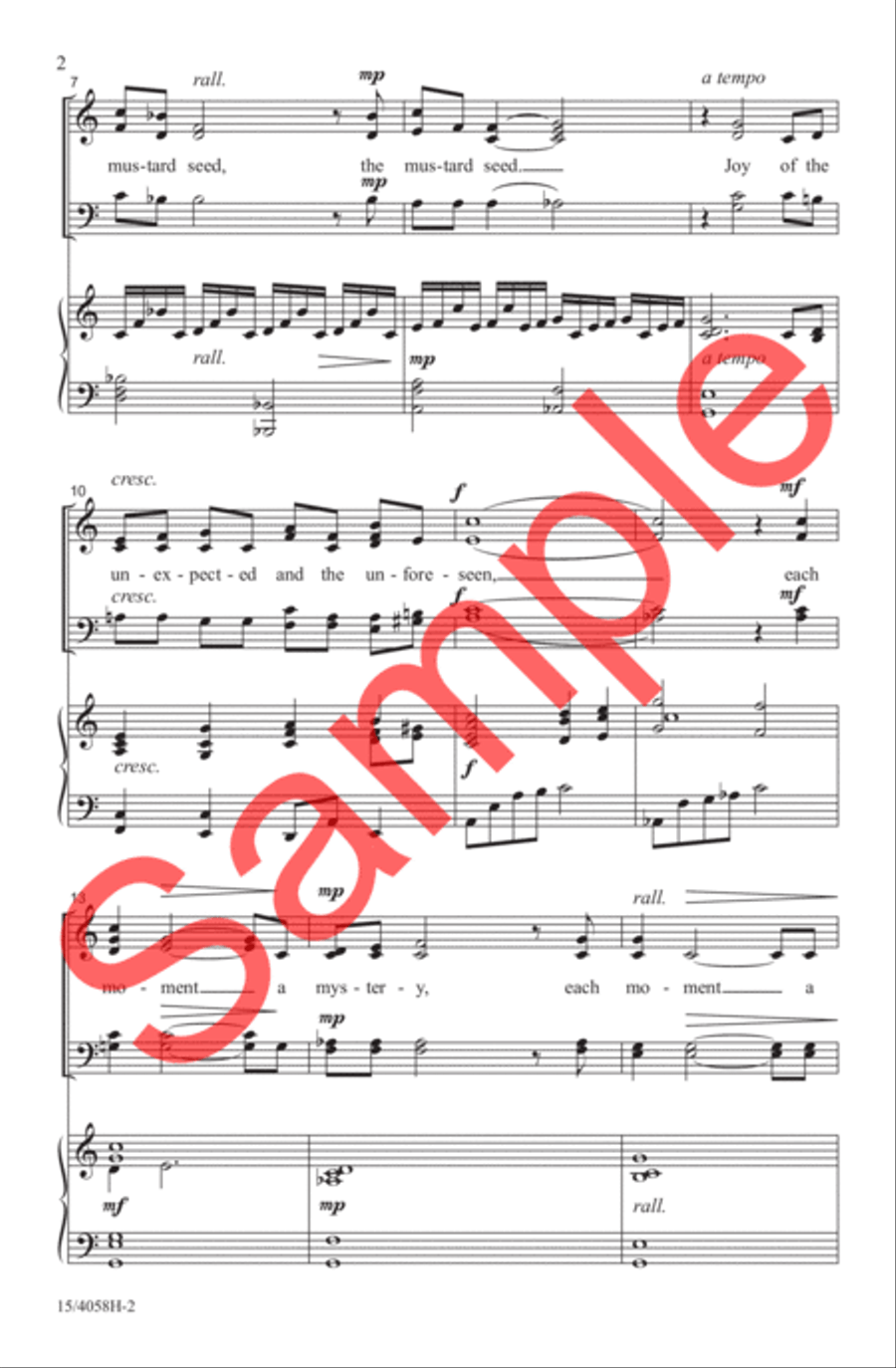 In This Moment, We Sing 4-Part scores gallery preview page 3