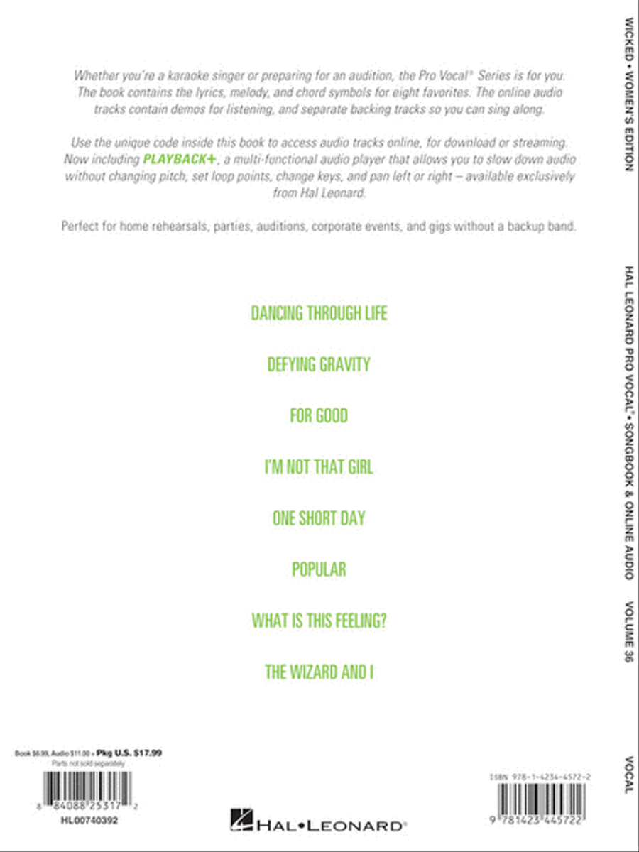 Wicked Voice scores gallery preview page 5