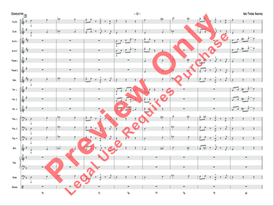 We Three Swing We Three Swing Jazz Ensemble scores gallery preview page 11