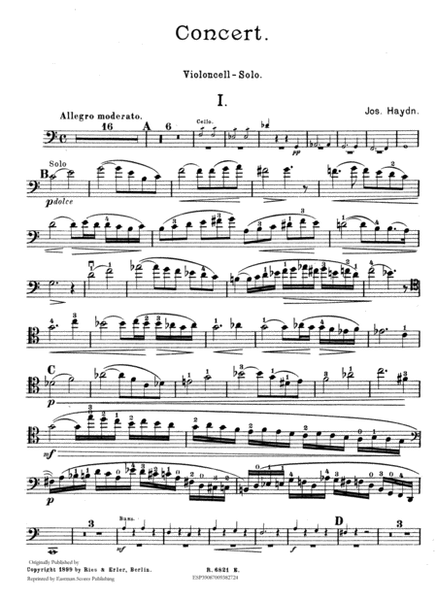 Concerto for Cello in C Major