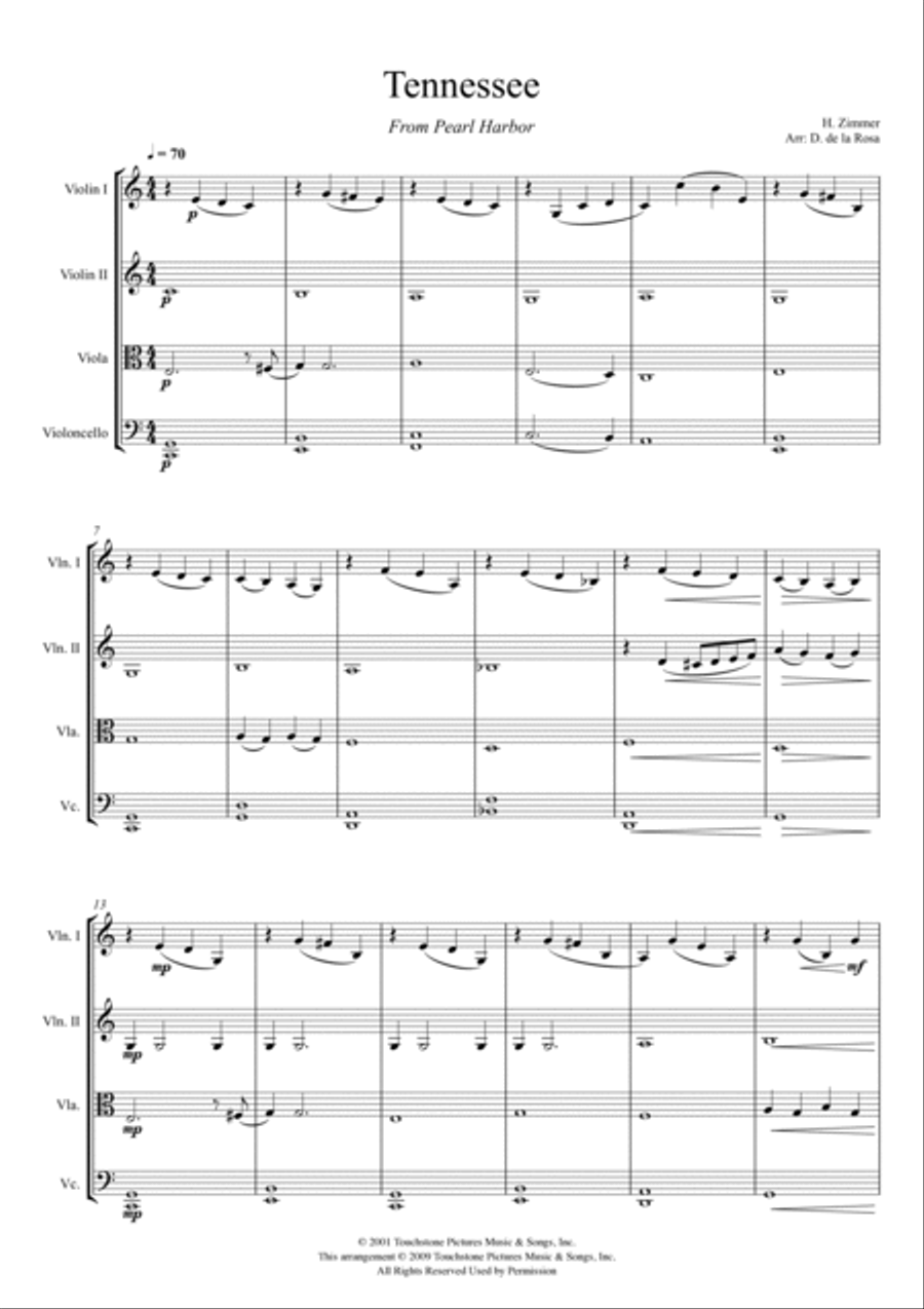 Tennessee String Quartet scores gallery preview page 5
