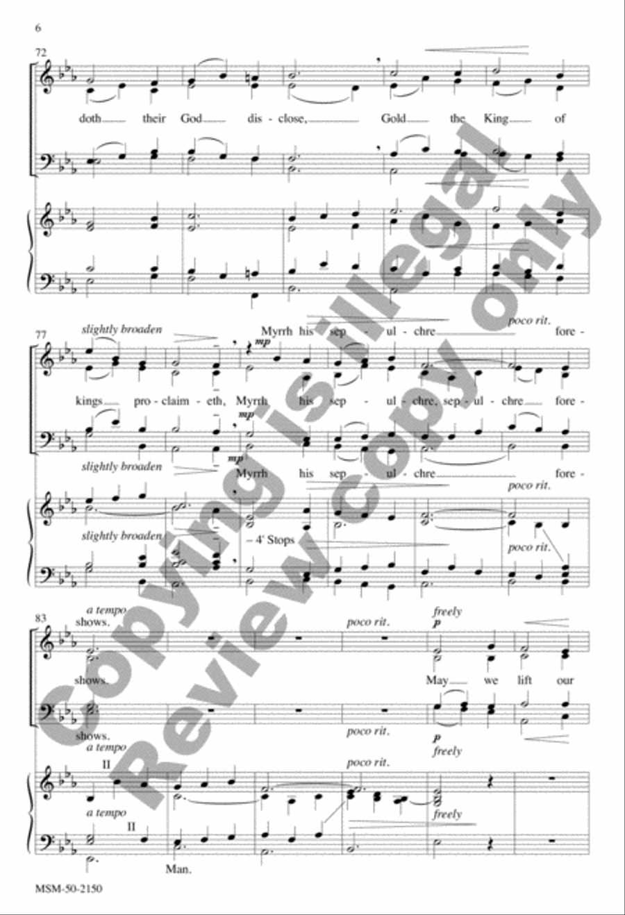 Star Carol (Choral Score) image number null