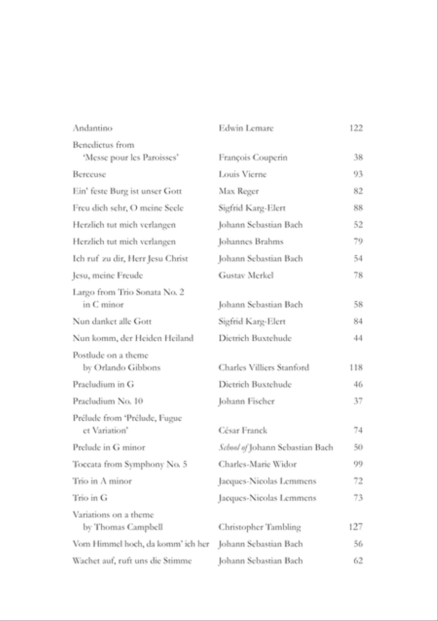 Essential Repertoire For The Church Organist Organ Solo scores gallery preview page 6