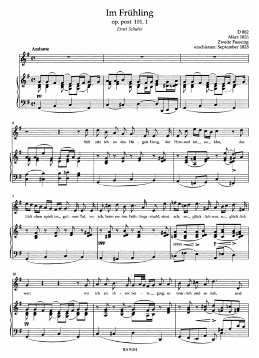Lieder, Volume 4 High Voice scores gallery preview page 2