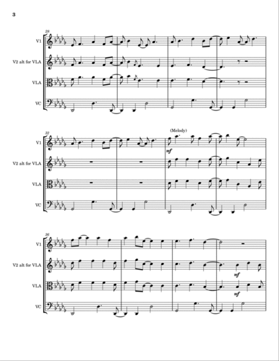 Free String Trio scores gallery preview page 3