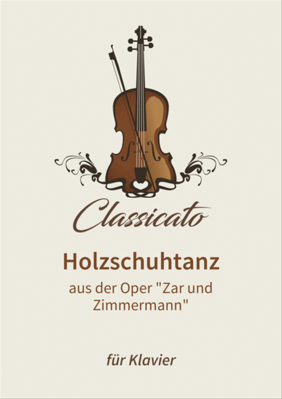 Holzschuhtanz Piano scores gallery preview page 1