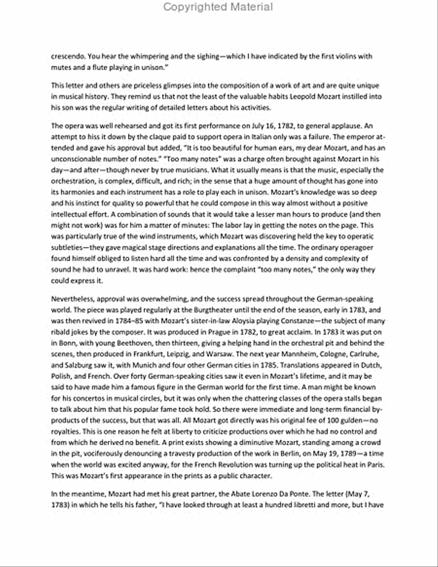 Mozart: A Life Mozart: A Life Collection / Songbook scores gallery preview page 6