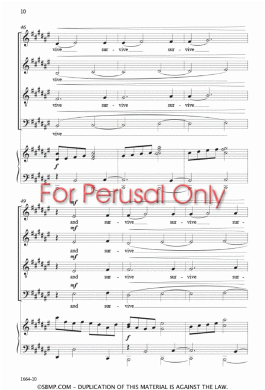 Light the World 4-Part scores gallery preview page 9