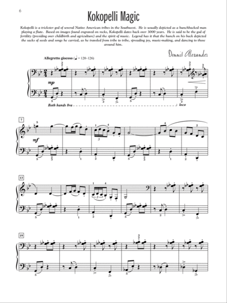 New Mexico -- Land of Enchantment Piano Solo scores gallery preview page 6