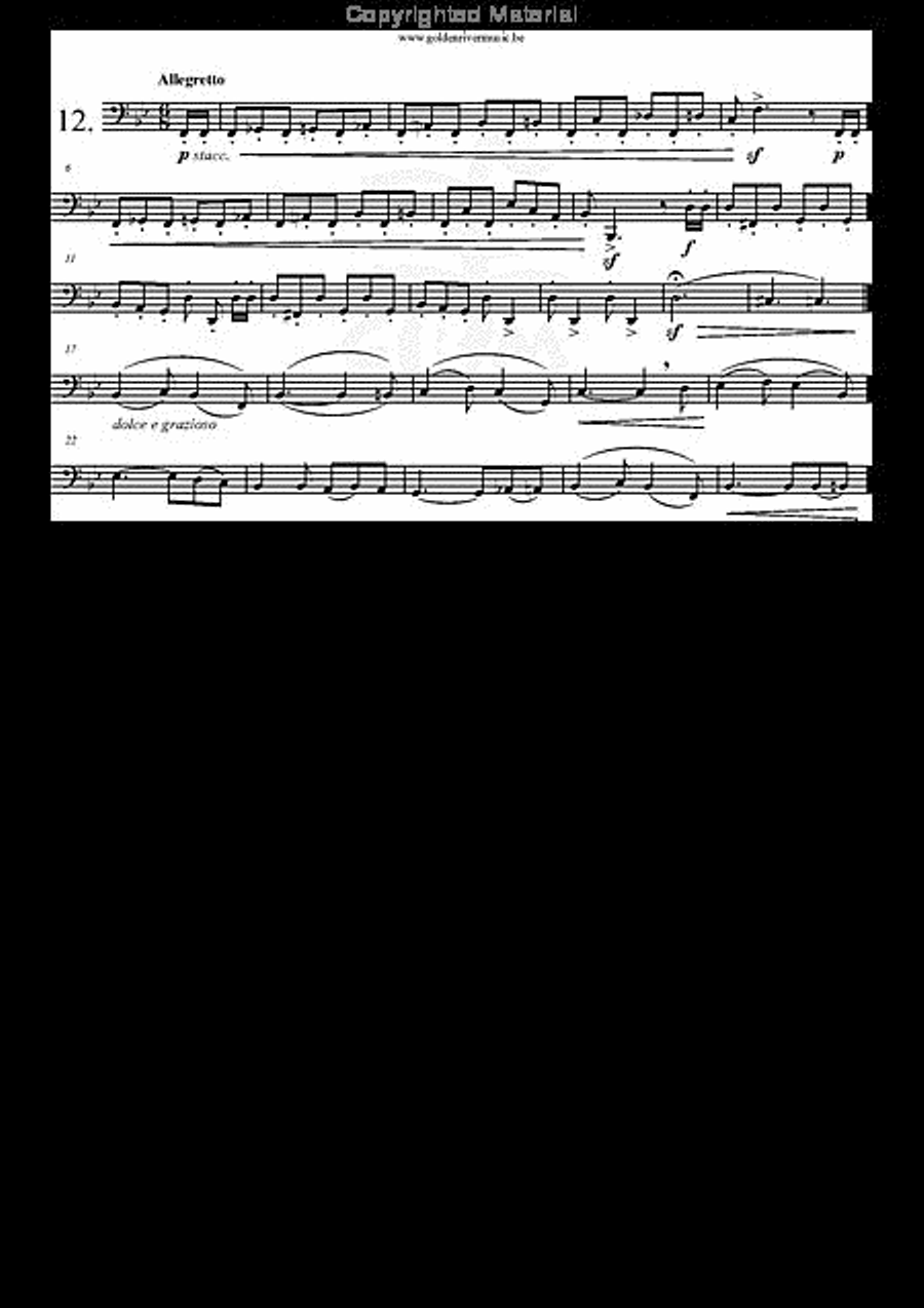 24 Etudes Tuba scores gallery preview page 13