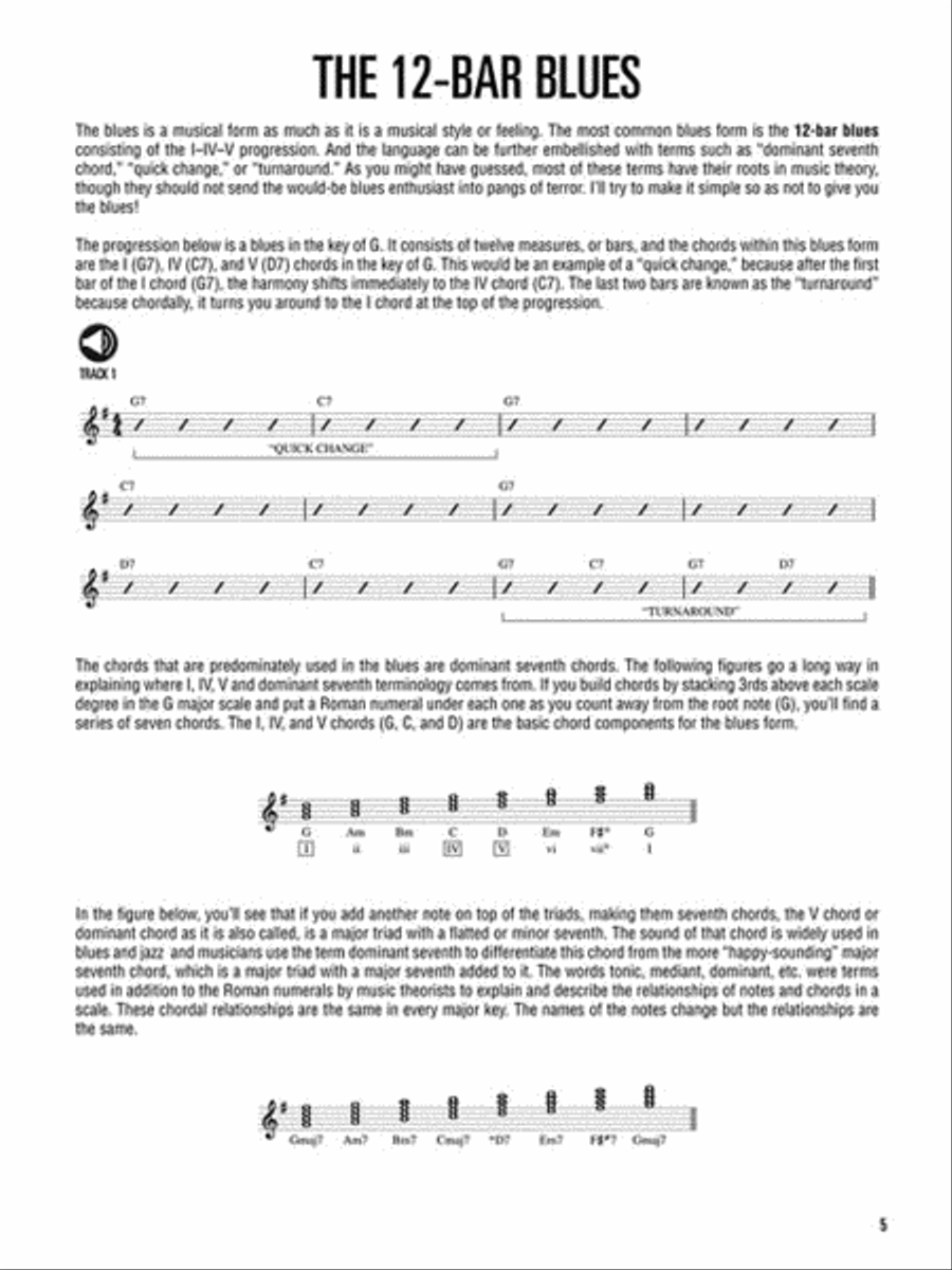 Hal Leonard Guitar Method – Blues Guitar Electric Guitar scores gallery preview page 3