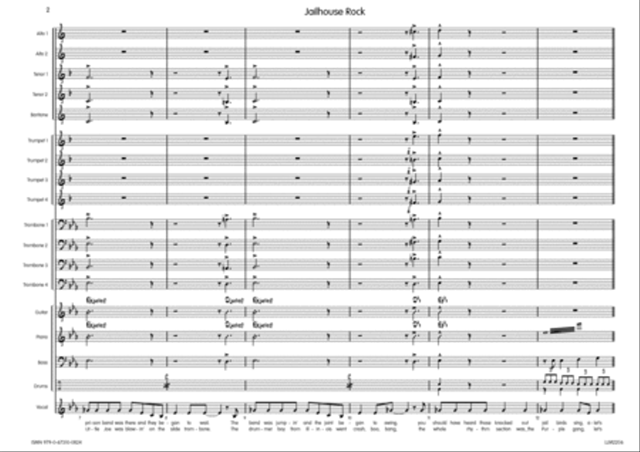 Jailhouse Rock Jailhouse Rock Big Band scores gallery preview page 3