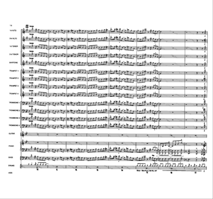 What Can I Tell You? Jazz Ensemble scores gallery preview page 13