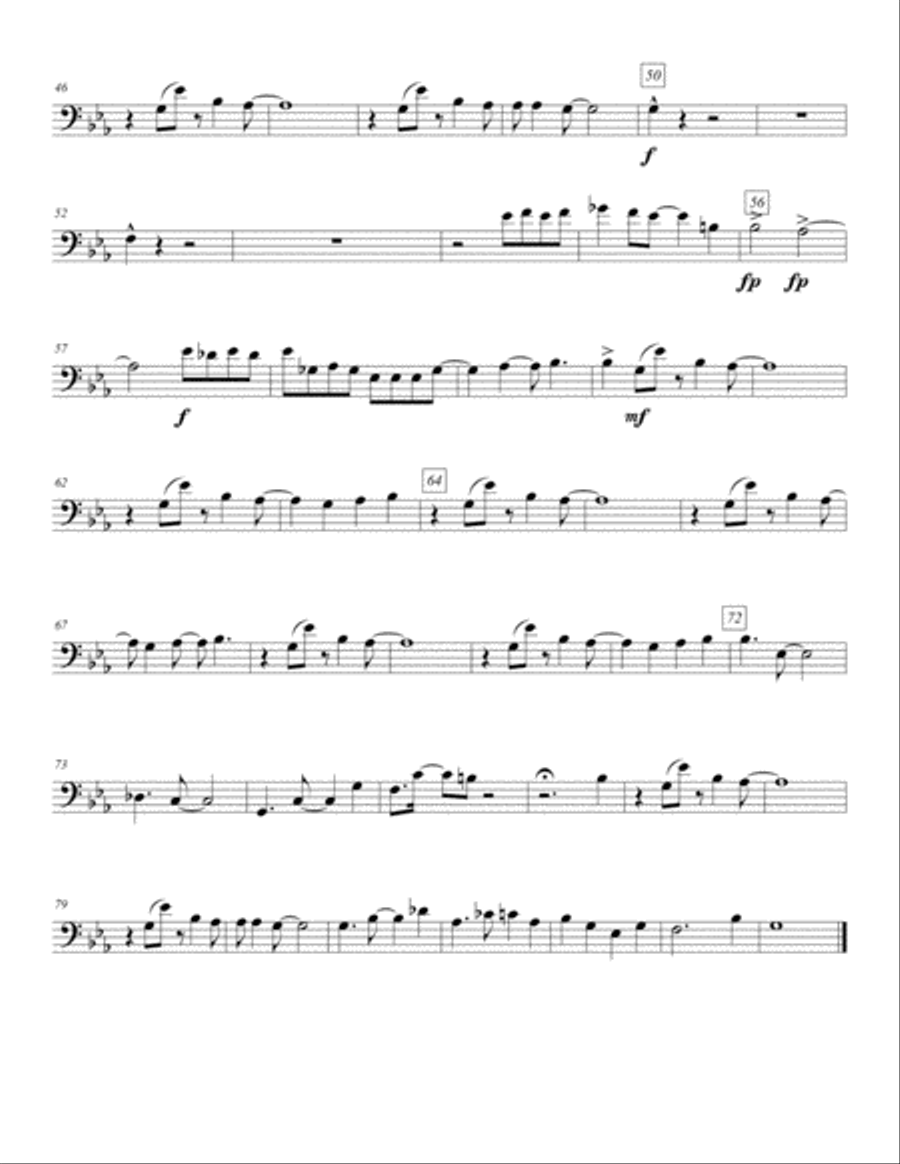 Ode To Joy (Brass Band Style) Brass Band scores gallery preview page 2